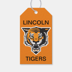 Étiquettes-cadeau TIGERS LINCOLN Tags cadeaux
