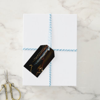 Étiquettes-cadeau tireur noir