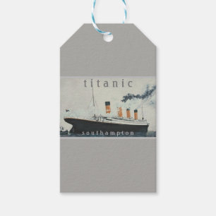 Étiquettes-cadeau TITANIC Party Vintage White Star Line