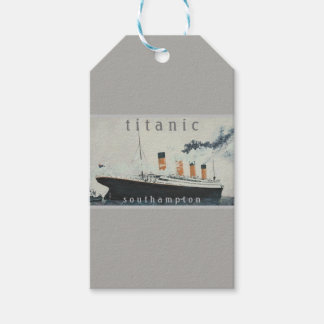 Étiquettes-cadeau TITANIC Party Vintage White Star Line