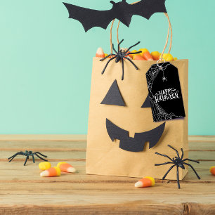 Étiquettes-cadeau Toile d'araignée Joyeux Halloween Remerciements Pe