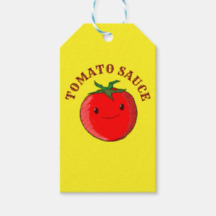 Étiquettes-cadeau Tomate de carton mignon