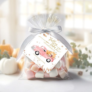 Étiquettes Cadeau Tomber dans l'amour Baby shower d'automne