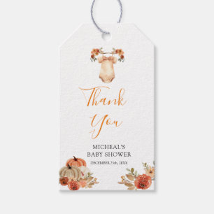 Étiquettes-cadeau Tomber Dans L'Amour Baby shower Floral Vêtements B