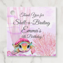 Tortue 4e anniversaire, sous la mer