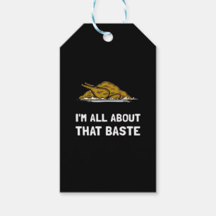 Étiquettes-cadeau Tout À Propos De Ce Baste Conception Drôle Pour Th