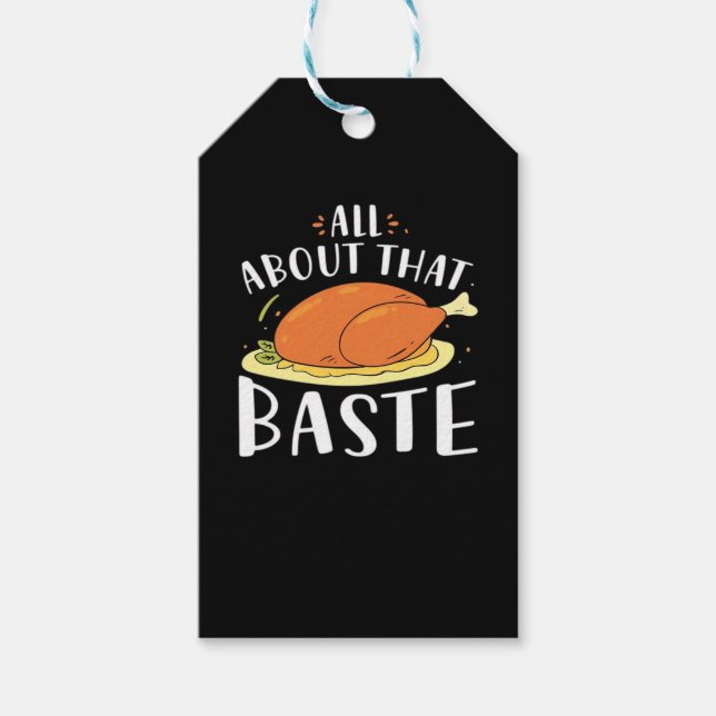 Étiquettes-cadeau Tout À Propos De Cette Conception De Baste (Devant)