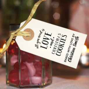 ÉTIQUETTES-CADEAU TOUT CE DONT VOUS AVEZ BESOIN, C'EST DE L'AMOUR ET