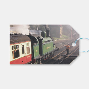 ÉTIQUETTES-CADEAU TRAINS À VAPEUR