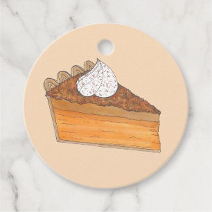 Étiquettes Cadeau Tranches de tarte à la pomme de terre sucrée Dîner