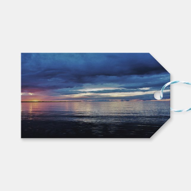 Étiquettes-cadeau Tranquilité (Devant (Horizontal))