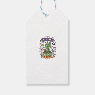 Étiquettes-cadeau Trick Or Treat Yourself Main De Zombie Halloween C