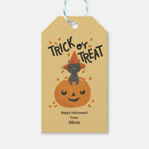 Étiquettes-cadeau Trick Ou Treat Halloween