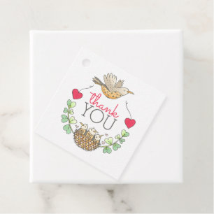 Étiquettes Cadeau Tripler le Merci de Baby shower