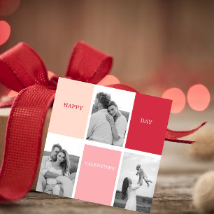 Étiquettes Cadeau Trois photos   Bonne Saint Valentin