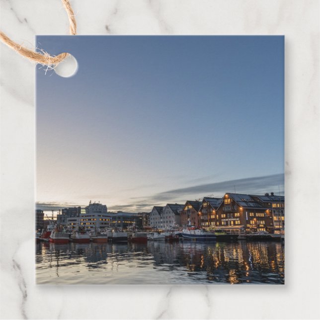 Étiquettes Cadeau Tromso Norvège (Devant)