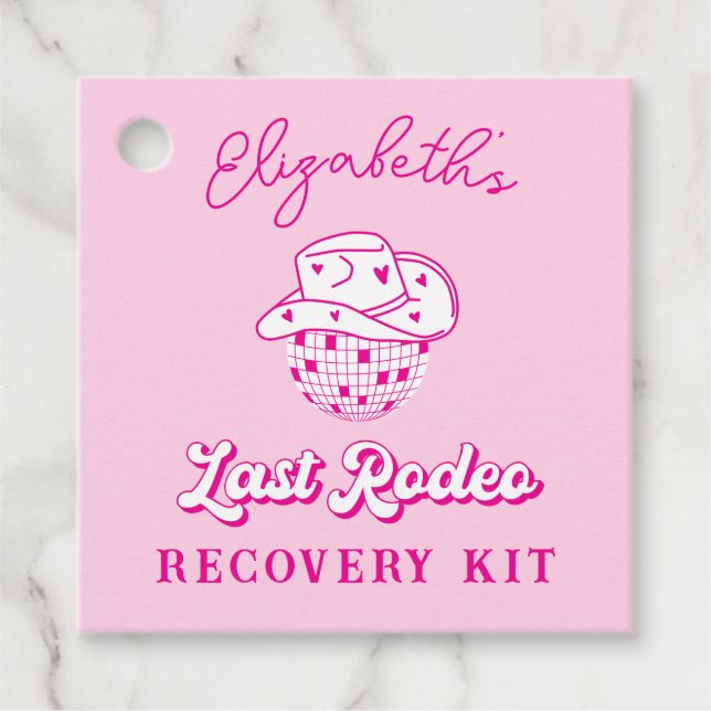 Étiquettes Cadeau Trousse de récupération de la chaudière Rodéo dern (Devant)