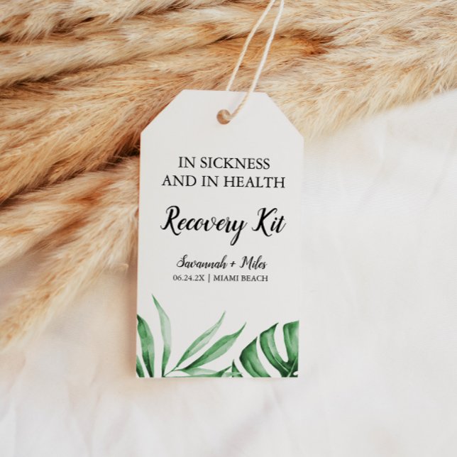 Étiquettes-cadeau Trousse de récupération de main-d'oeuvre Feuille t (Créateur téléchargé)