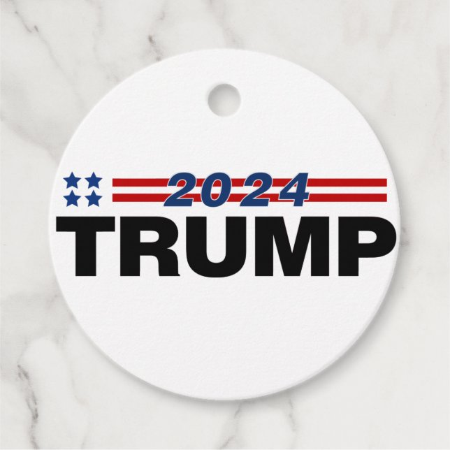 Étiquettes Cadeau Trump 2024 (Devant)