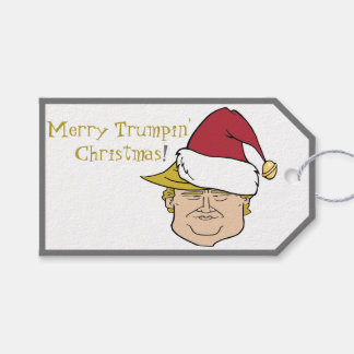 Étiquettes-cadeau Trump Joyeux Noël Tags cadeaux personnalisés