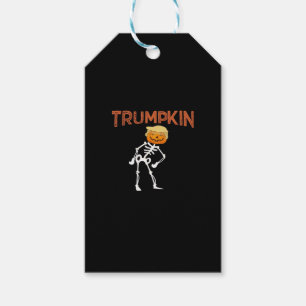 Étiquettes-cadeau Trumpkin Halloween Funny Classic