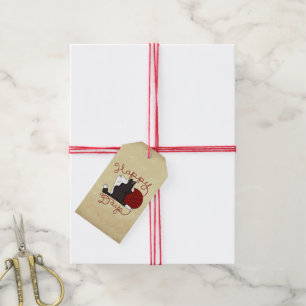 Étiquettes-cadeau Tuxedo Chat - Jours heureux