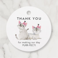Twins Joint Kitty Chat Anniversaire Merci