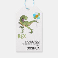 Tyrannosaurus Trois Rex Dino 3e anniversaire