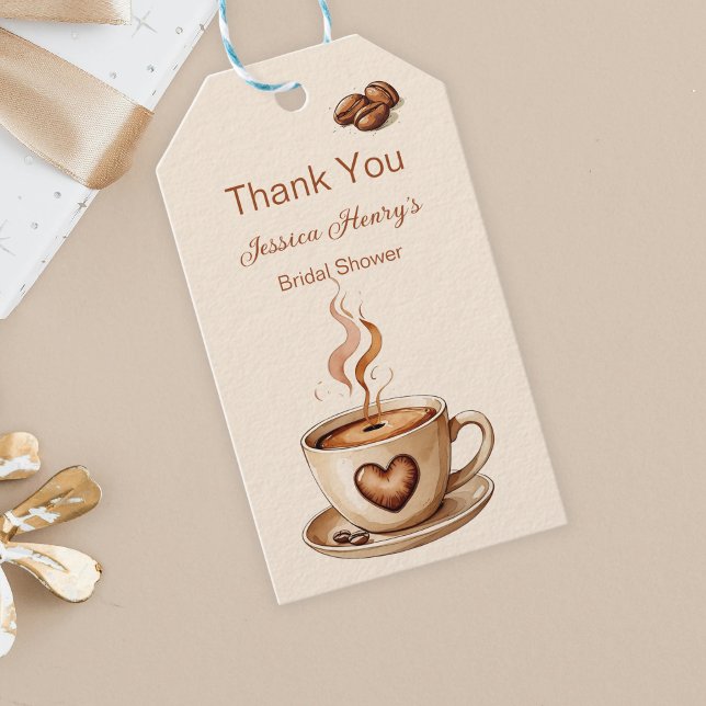 Étiquettes-cadeau Un Amour Rustique se Prépare Remerciements Fête de (Créateur téléchargé)