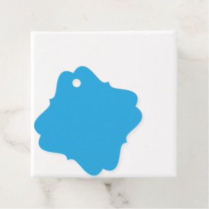 Étiquettes Cadeau un arrière - plan bleu avec un