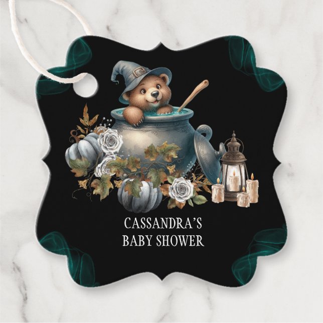 Étiquettes Cadeau Un Bébé est en train de brasser | Halloween Baby s (Devant)