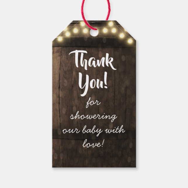 Étiquettes-cadeau Un Bébé Est En Train De Brûler Faveur (Devant)