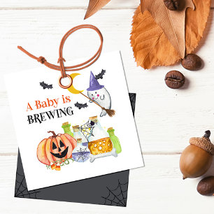 Étiquettes Cadeau Un bébé se prépare Fête de Bébé Fantôme et Potion