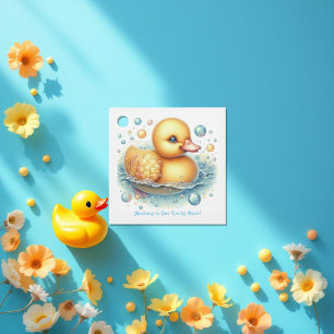 Étiquettes Cadeau Un Canard chanceux Première fête d'anniversaire