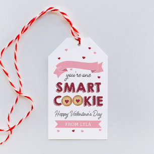 Étiquettes-cadeau Un Cookie intelligent en classe Valentines Day