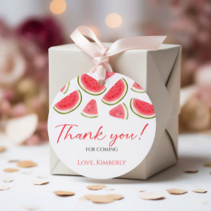 Étiquettes Cadeau Un Dans Un Melon Anniversaire Favoriser Tag, Water