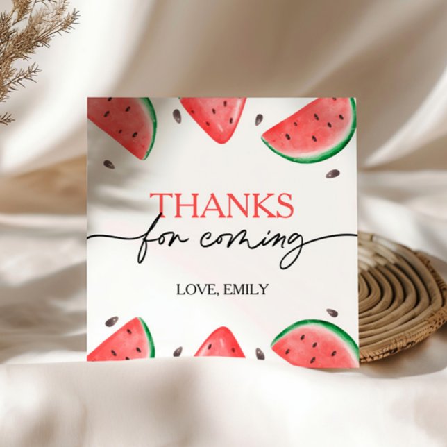 Étiquettes Cadeau Un Dans Un Melon Anniversaire Merci De Pastèque (Créateur téléchargé)