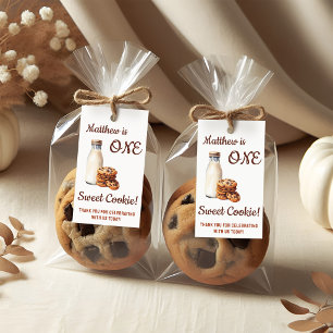 Étiquettes-cadeau Un délicieux cookie ! Première fête d'anniversair
