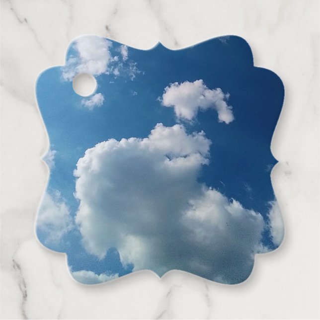 Étiquettes Cadeau Un grand nuage (Devant)