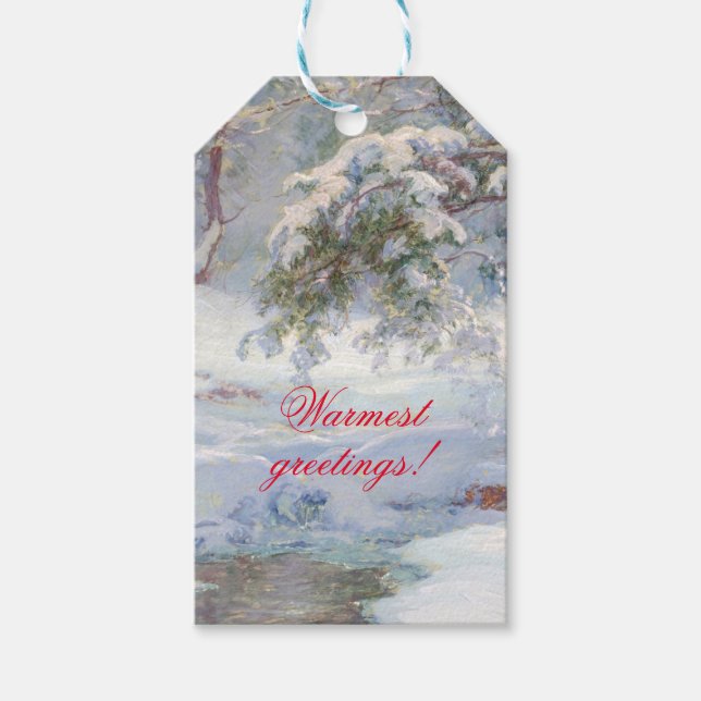 Étiquettes-cadeau Un hivernage (Devant)