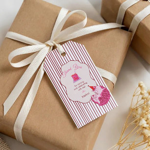 Étiquettes-cadeau Un joyeux anniversaire de kitty rose 1 an