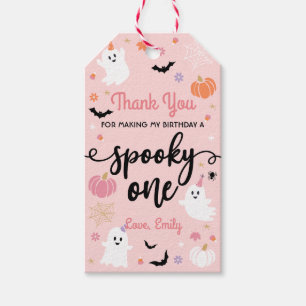 Étiquettes-cadeau Un joyeux fantôme Halloween pour un premier annive