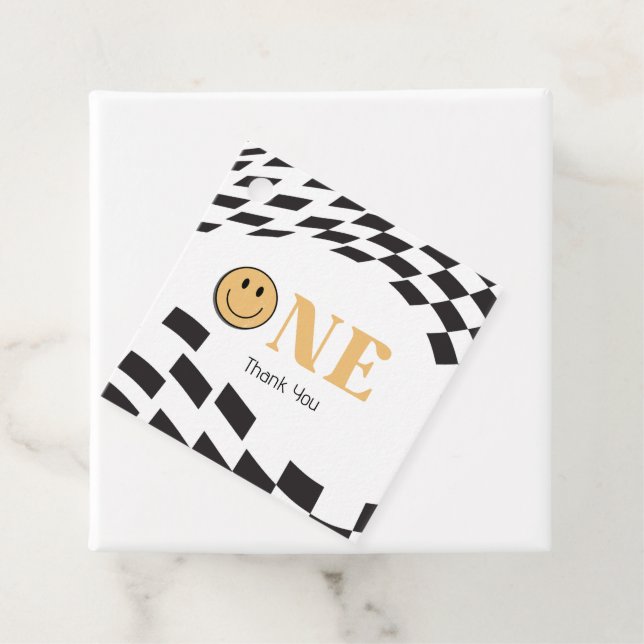 Étiquettes Cadeau Un joyeux Mec 1er anniversaire (En situation)