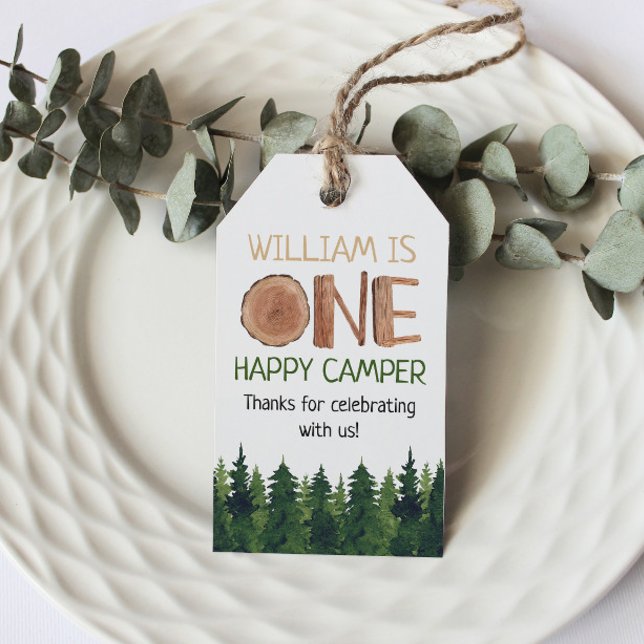 Étiquettes-cadeau Un joyeux Merci Camper (Créateur téléchargé)