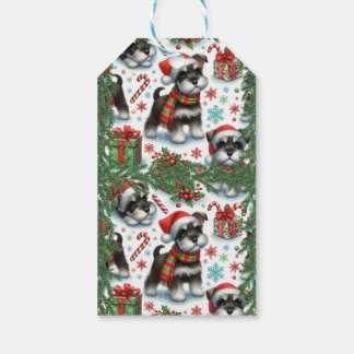 Étiquettes-cadeau Un Noël très schnauzer