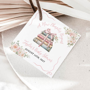 Étiquettes Cadeau Un nouveau chapitre commence le Baby shower
