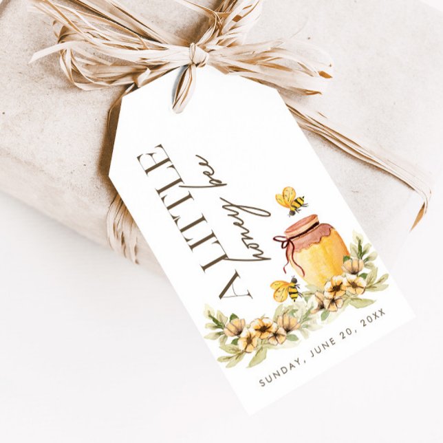 Étiquettes-cadeau Un petit abeille à miel - Spring Baby shower Favor (Créateur téléchargé)