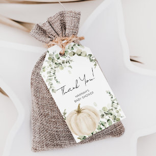 Étiquettes-cadeau Un Petit Baby shower Citrouille Privilégie Le Merc