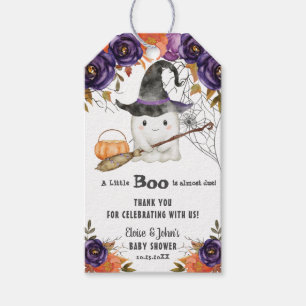 Étiquettes-cadeau Un Petit Baby shower D'Halloween Boo Cute Ghost