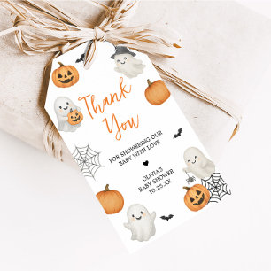 Étiquettes-cadeau Un Petit Boo Citrouille Halloween Baby Faver Tags